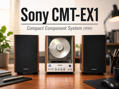 SONY CMT- EX1 🌈RaRe🌈 Compact Component System (1999) CD Player