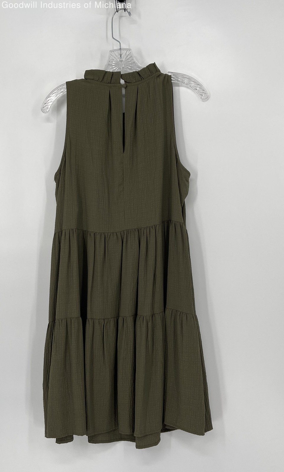 Calvin Klein Women's Olive Green Dress Sz 10 thumbnail 2