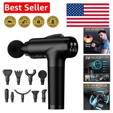 Ergonomic Handheld Electric Muscle Massager for Pain Relief Rechargeable