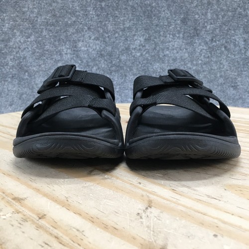 Chaco Sandals Womens 7 Chillos Slide Black Slip On Open Toe Comfort Casual Flats - Picture 7 of 18