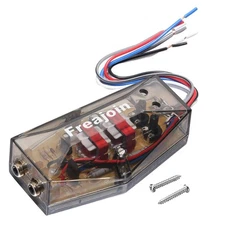 2-Channel High Low Level Converter Speaker Cable to RCA Adapter with Remote Outp