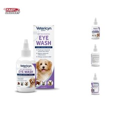 Plus Dog and Cat Eye Wash Eye Drops for Dogs and Cats to Flush and Soothe E...
