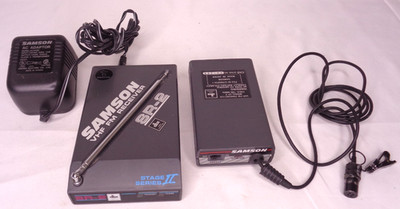 Samson Stage Series II SR-2 VHF FM Receiver & ST-2 VHF FM Transmitter Japan
