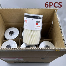 6X FS19765 Fleetguard Fuel/Water Separator Ne...