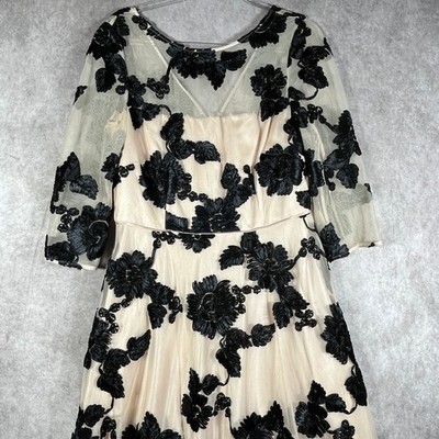 sachin and babi light blue dress By Anthropologie Embroidered Floral Dress