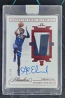 2020-21 Flawless Anthony Edwards Signatures Prime Patch Auto Ruby RC RPA /15 A69