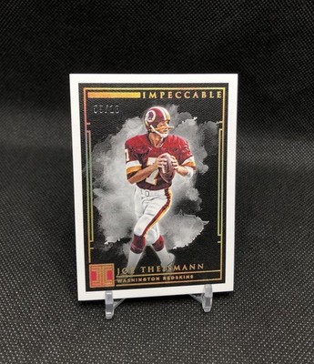 2019 Impeccable Joe Theismann /10 GOLD SSP No. 62 SUPER BOWL XVII CHAMPION  