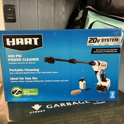 #ad HART 20V Cordless 400 PSI Pressure Washer Power Cleaner Tool only NEW $64.86