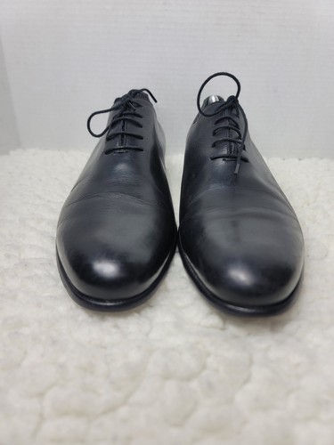 Paul Evans The Martin Wholecut Oxford Mens Size 10 Black Leather Shoes - Picture 2 of 11
