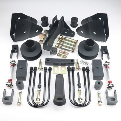 Front 4.5'' Rear 1'' Full Lift Kit+Radius Arm+Shock 08-10 F250 F350 4WD 4'' Axle