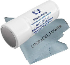 72200 Battery for Welch Allyn 72200 3.5V with Loopacell Cloth