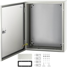 NEMA Steel Case, 20x16x6'' NEMA 4X Metal Electric Enclosure, IP66 Water  Dust R