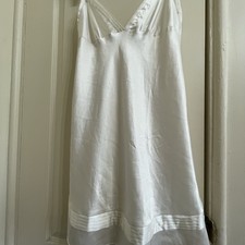 Victoria Secret Size Small Silk Nightgown Chemise Slip Dress Ivory