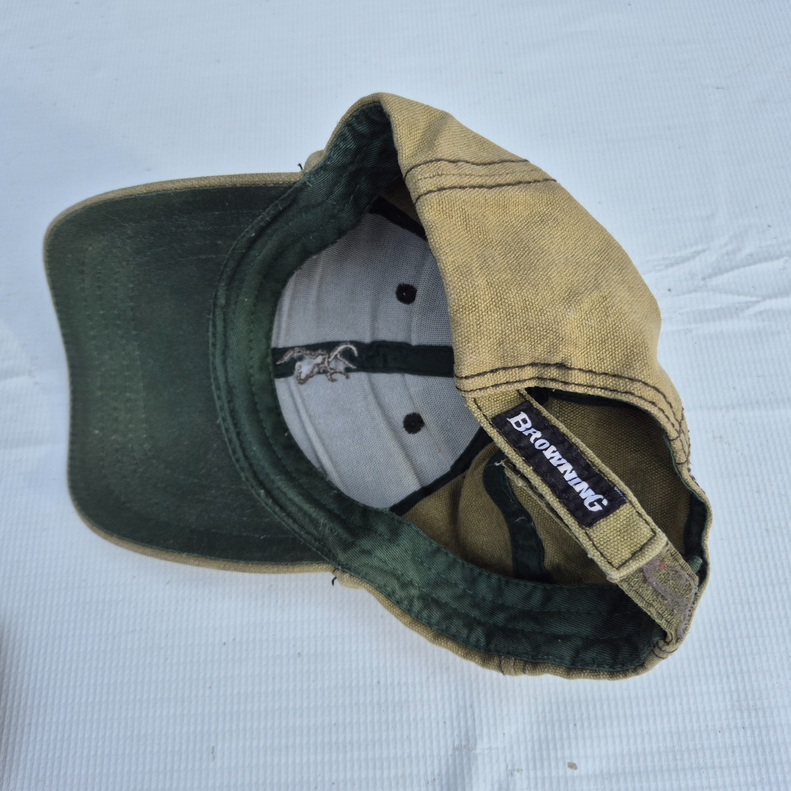 Browning Baseball Cap Beige Hat - image 5