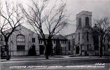 Vintage RPPC Kenwood Methodist Church Postcard – Milwaukee, Wisconsin 1956