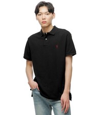 Genuine Polo Ralph Lauren Custom Slim Fit Mesh Polo Shirt - Black