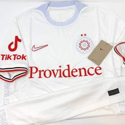 Nike Portland Thorns FC 2022 Secondary Jersey Mens Medium White CV8415-101 NEW - Image 1 of 4