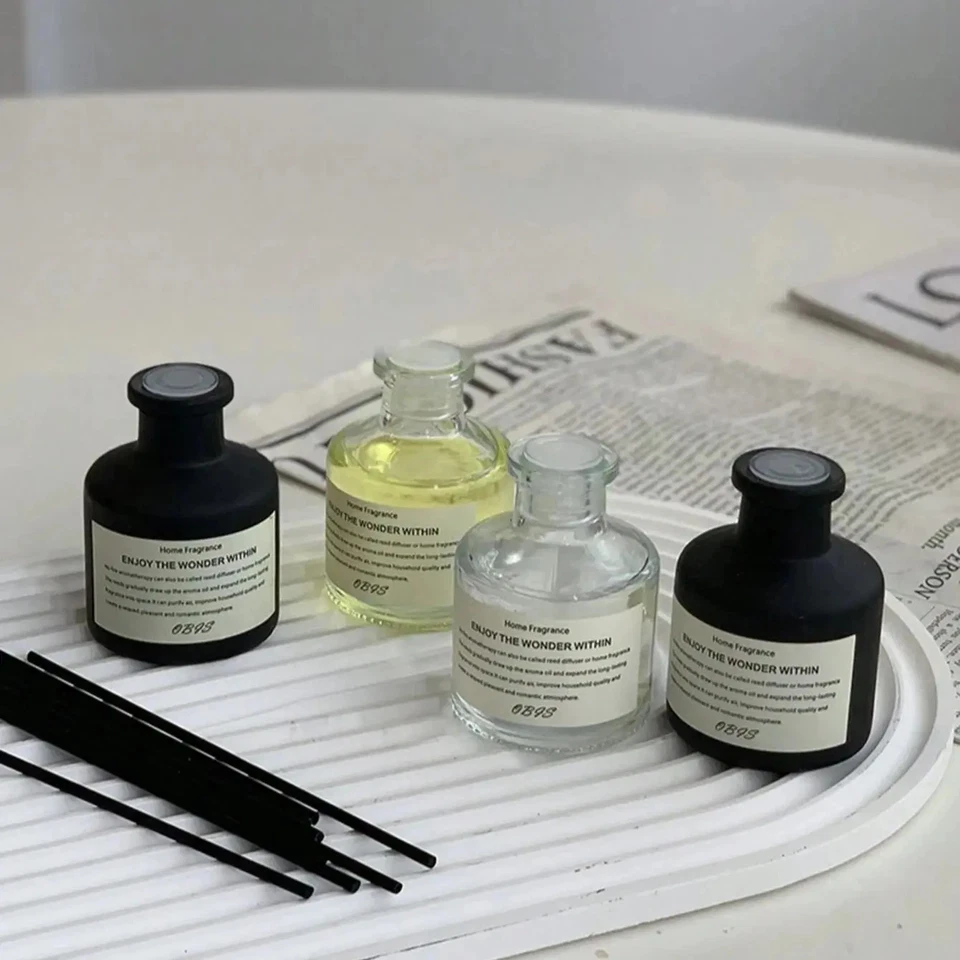 Aceite de fragancia 50 ml fresia jazmín con caña difusor barra aire Foto 3 de 4