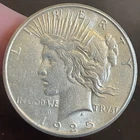 1925 S Peace Silver Dollar ~ RATE DATE ~ UNC DETAILS ~ 90% Silver $1