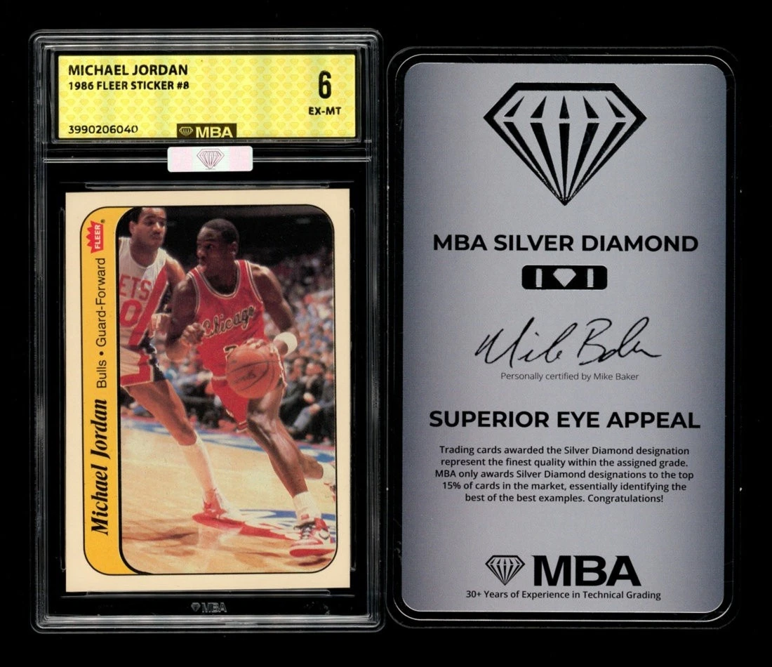 Fleer Michael Jordan Basketball 1986-87 Season Sports Trading