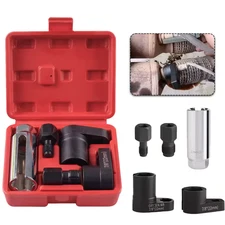 5Pcs O2 Oxygen Sensor Socket Wrench 3/8" 1/2" 22mm Auto Repair Installer Tool