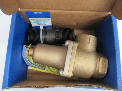 #ad #ad Watts F275174 174A 075 FS 1 1quot; NPTF Bronze Boiler Pressure Relief Valve $180.00