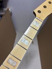 DIY 4 string Gloss Maple Electric Bass guitar neck 20 Fret 34inch Maple Inlay