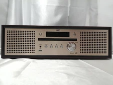 JVC NX-W30 Compact Stereo System Bluetooth Wood Cabinet Walnut 100V Used Japan