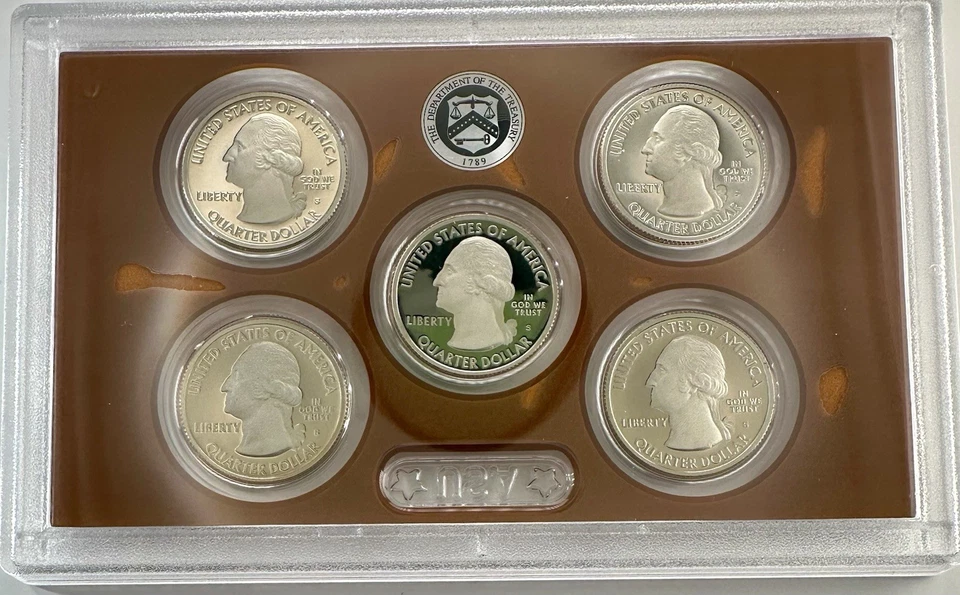 2018-S U.S. Mint Proof Set – 10 Coins – San Francisco – w/ Box & COA - Image 4 of 4
