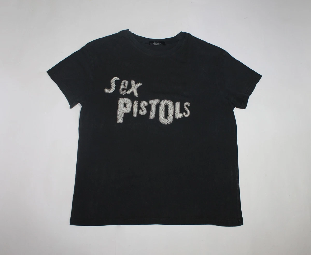 Sex Pistols Shirt Punk Band Gray Men&#039;s Tee Medium |