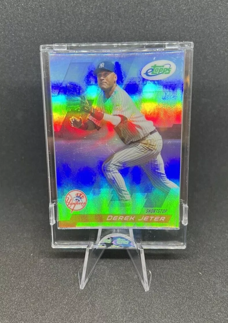 2010 eTopps DEREK JETER #12 /999 Encased - Refractor - Yankees