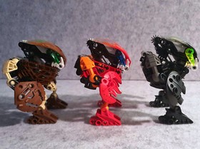 LEGO Bionicles Bohrok Tahnok 8563 Pahrak 8560 & Nuhvok 8561 Complete with Krana