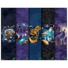 New Mob The Mountain 9in x 33in Assorted-Color Skateboard Grip Tape - (1 Sheet)