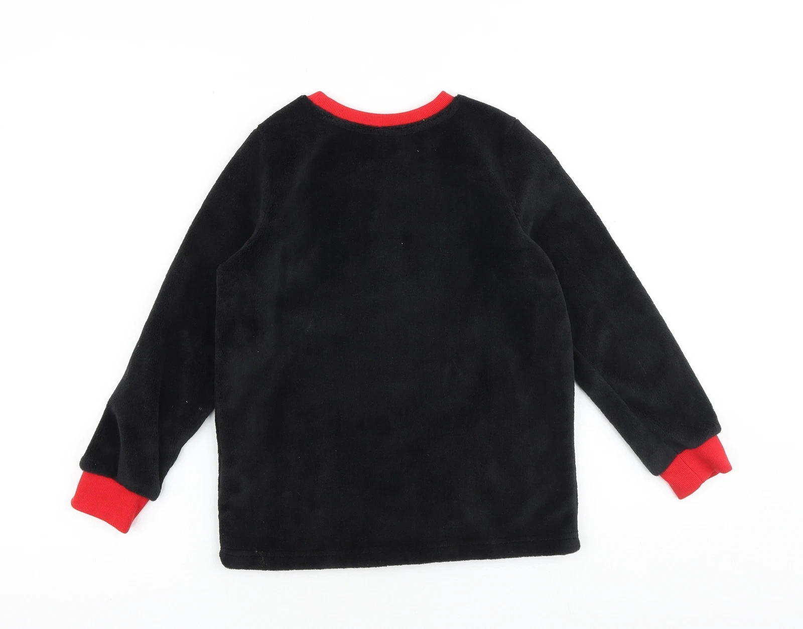 ALEXANDER MCQUEEN Felpa pullover in poliestere nera per ragazzi taglia 7 8 anni pullover Lightn