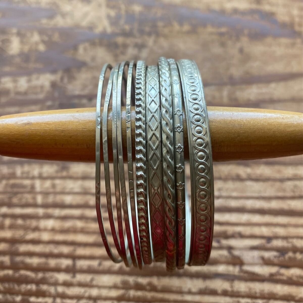UNDERCOVER 2003SS SCAB Ethnic Bangle Bracelet Silver 10 UNDERCOVER 2003SS SCAB Ethnic Bangle Bracelet Silver 10