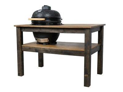 Holz Outdoor Garten Terrasse BBQ Küche Grill Tisch Kamado Smoker Vorbereitung Station