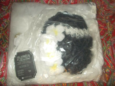 Pottery Barn Bride Of Frankenstein Costume Teen Kids 11 12 Wig