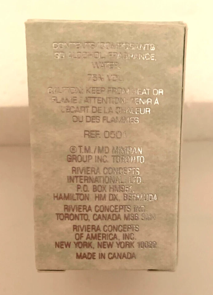 Raro perfume Alfred Sung Forever mano "autografiado" tinta plateada Foto 4 de 4