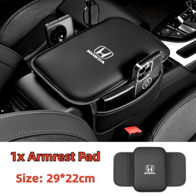 Car Center Console Armrest Elbow Support Cushion Armrest Box Pad W/2Cup Holder E - Foto 8