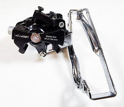 MicroShift Mezzo FD-M22 Triple Front Derailluer 8/7spd Dual MicroShift Mezzo FD-M22 Triple Front Derailluer 8/7spd Dual