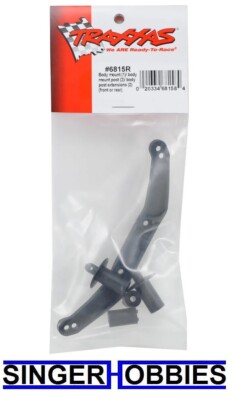 Traxxas 6815r Body mount / post / extensions Front/Rear Slash/Stampede NEW TRA1