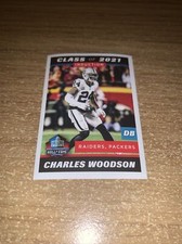 #28 Charles Woodson Oakland Raiders Packers Panini NFL 2021 Sticker Hall of Fame