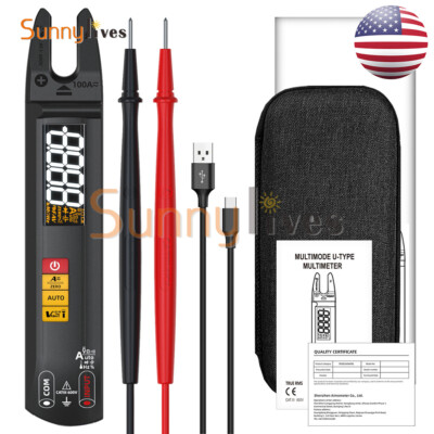 BSIDE Multimeter Digital Clamp Meter AC DC Ammeter Voltmeter Electric Tester USA