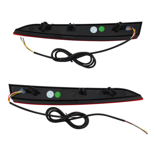 Left+Right LED Rear Bumper Reflector Light Kit For Hyundai Accent 2018-2022 - Picture 14 of 17