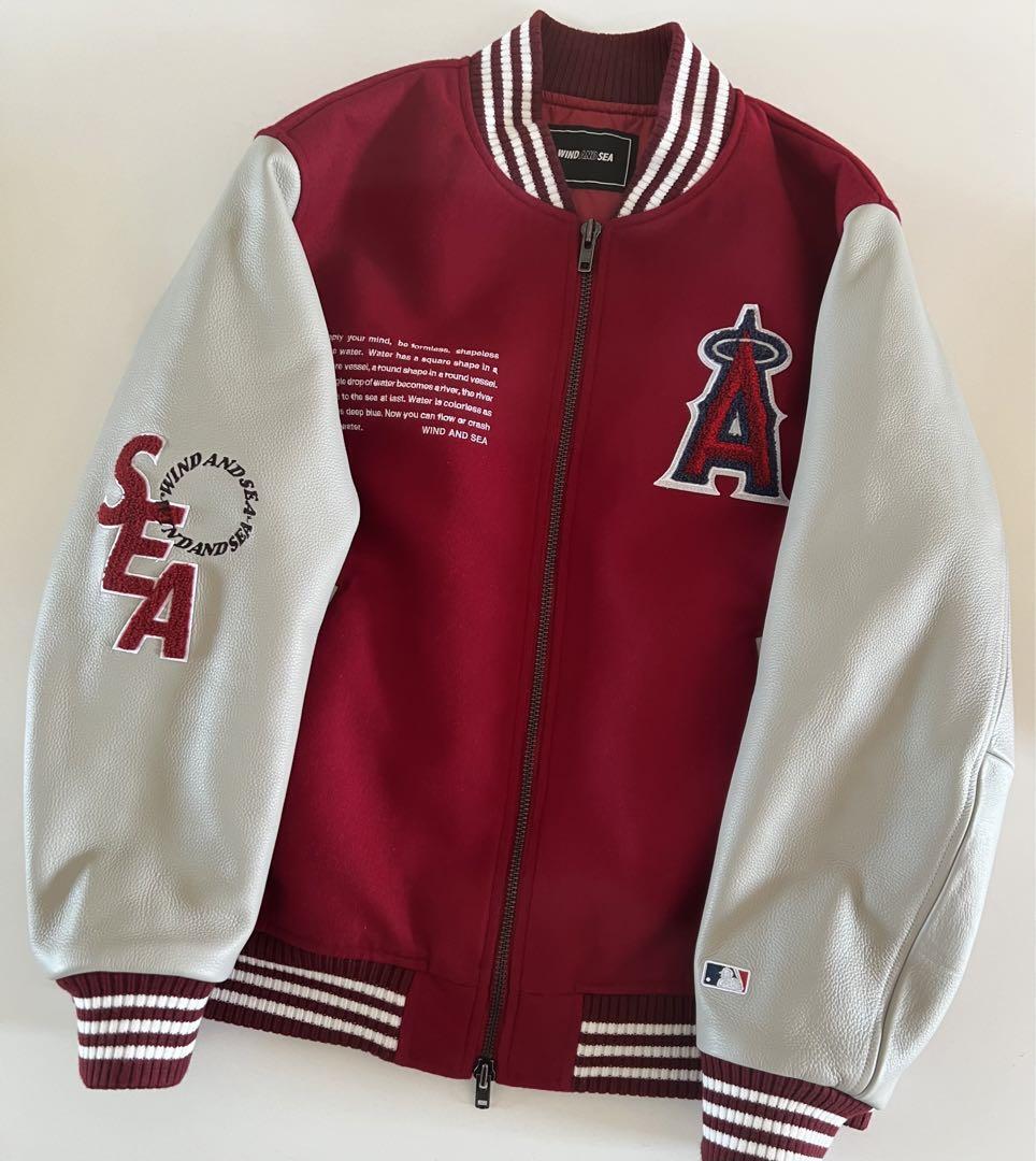 MLB x WIND AND SEA Varsity Jacket L Size 2024 Complete Tags MLB x WIND AND SEA Varsity Jacket L Size 2024 Complete Tags