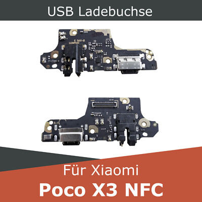 USB Ladebuchse für Xiaomi Poco X3 NFC Connector Charging Dock Board