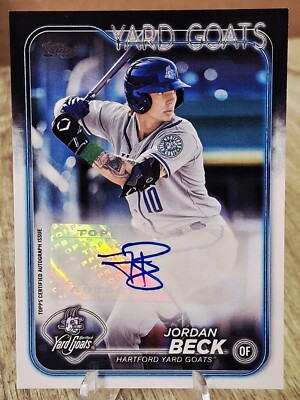 2024 Topps Pro Debut Jordan Beck Auto #PD-172