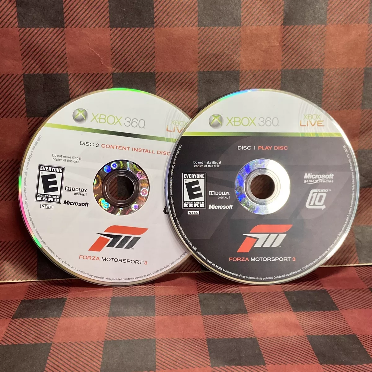 Forza Motorsport 3 (Microsoft Xbox 360, 2009) W/ Manual & Tested