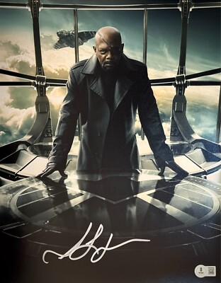 Samuel L. Jackson Signed 11x14 Nick Fury Avengers SHIELD Photo Beckett ...