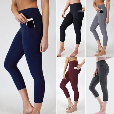 Ladies Women Yoga Fitness Leggings High 